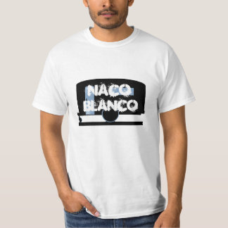 Camiseta Remolque del viaje del campo del ~ de Naco Blanco