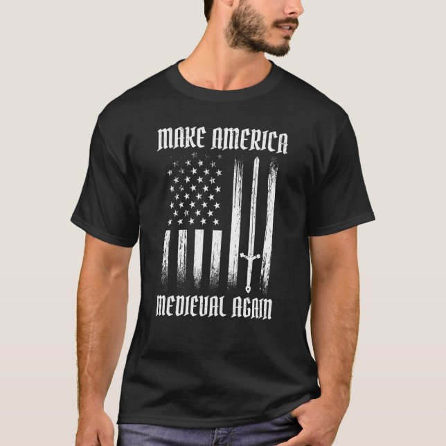 Camiseta Ren Faire Para La Historia Medieval Del Mercado De (Anverso)