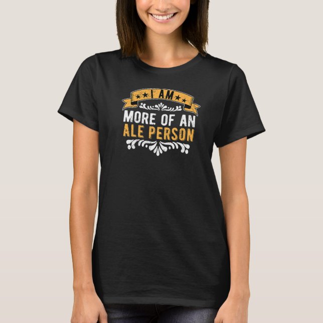 Camiseta Ren Faire Renaissance Saying Medieval Ale Person (Anverso)