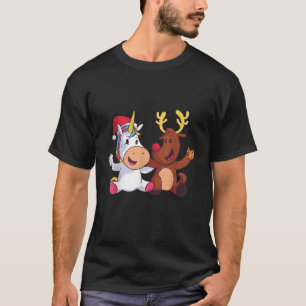 Camiseta Ren Red Nosed Unicorn G Navidades de Rudolph renos