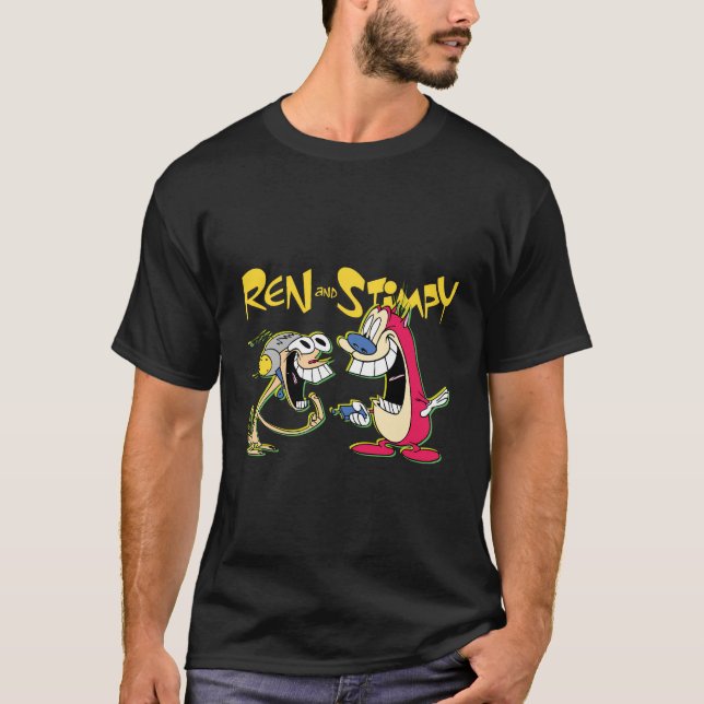Camiseta Ren Stimpy Happy Helmet (Anverso)