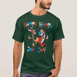 Camiseta Ren y Stimpy Feliz Feliz Alegría Alegría Baile fam