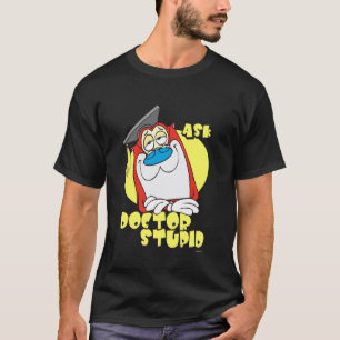 Camiseta Ren y Stimpy Preguntan al Doctor Estúpido Stimpson