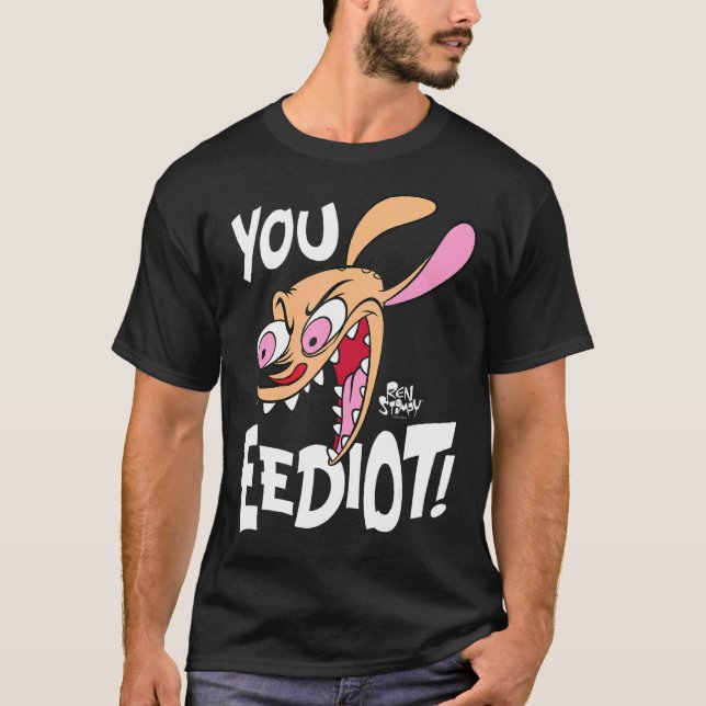 Camiseta Ren Y Stimpy You Eediot (Anverso)