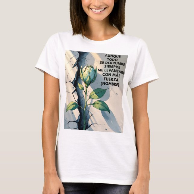 Camiseta Renacer Emocional – Regalo Personalizado (NOMBRE) (Anverso)