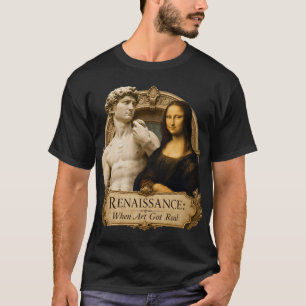 Camiseta Renacimiento Cuando el Arte se Hizo Real Michelang