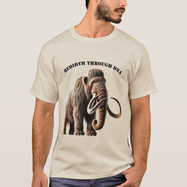 Camiseta Renacimiento del ADN del Mamut Wooly Seberiano URM (Anverso)