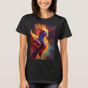 Camiseta "Renacimiento estelar: Fénix Cósmico Tee"
