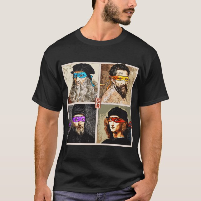 Camiseta Renaissance Ninja Masters gift (Anverso)