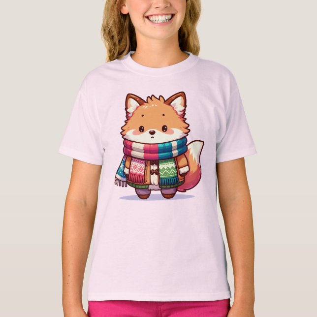 Camiseta Renard Choupinet en Hiver (Anverso)