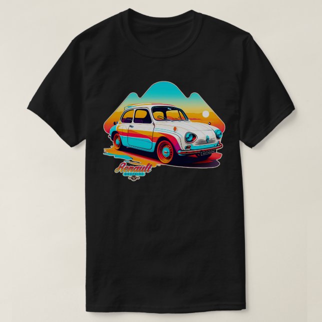Camiseta Renault Dauphine (Diseño del anverso)