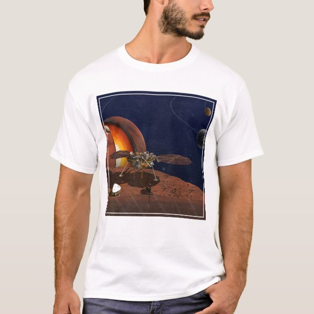 Camiseta Rendición artística de The Insight Lander. (Anverso)