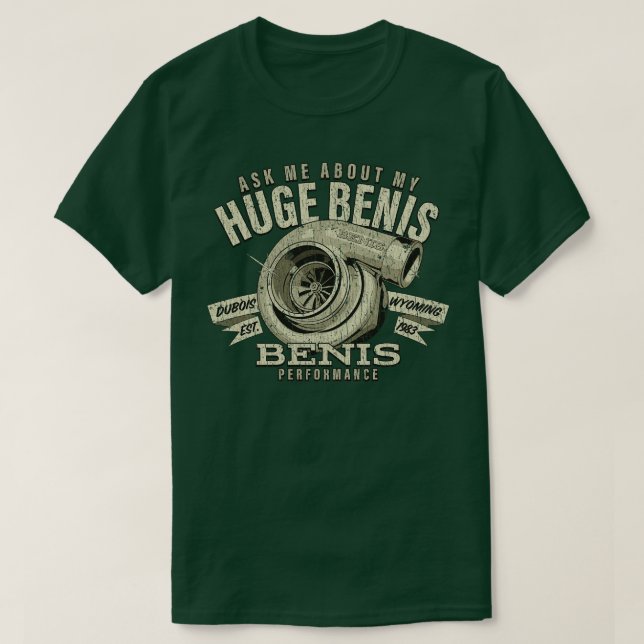 Camiseta Rendimiento de Benis 1983 (Diseño del anverso)
