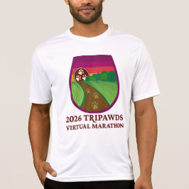 Camiseta Rendimiento en la Maratón de Tripawds 2026