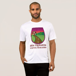 Camiseta Rendimiento en la Maratón de Tripawds 2026