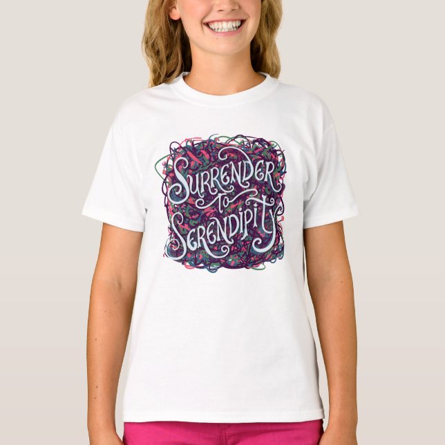 Camiseta Rendirse a la Serendipia (Anverso)