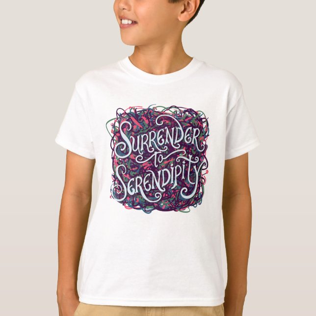 Camiseta Rendirse a la Serendipia (Anverso)