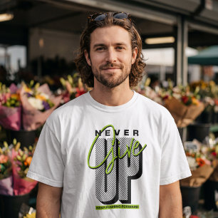 Camiseta ¿Rendirse? Sigue Adelante Tipografía Motivacional