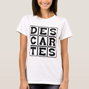 Camiseta Rene Descartes, filósofo