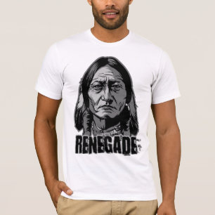 Camiseta renegada de Bull de sentada