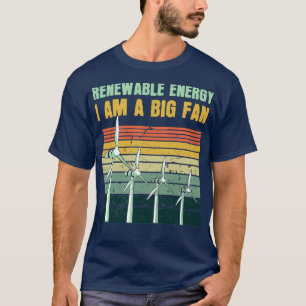 Camiseta Renewable Energy Fan Planet Save Earth Day