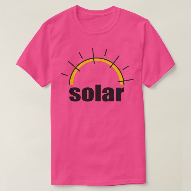 Camiseta Renewable Energy Solar Energy Sunrise 1 (Diseño del anverso)