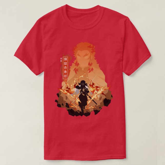Camiseta Rengoku Kyojuro (Diseño del anverso)