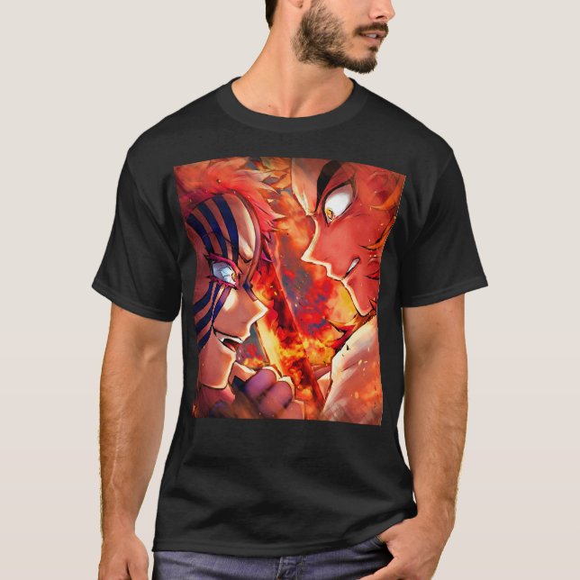 Camiseta Rengoku vs Akaza (Anverso)
