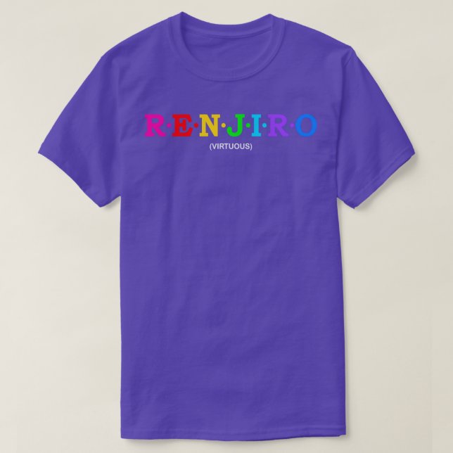 Camiseta Renjiro virtuoso (Diseño del anverso)