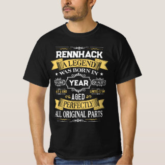 Camiseta RENNHACK Una leyenda nació en año