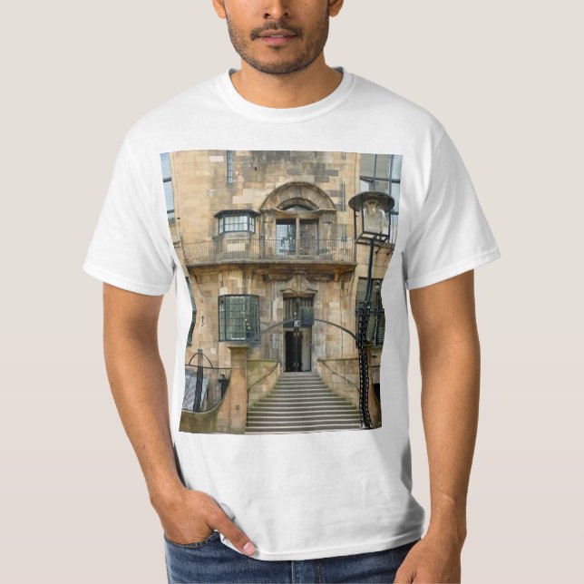 Camiseta Rennie Mackintosh Escuela de Arte Glasgow T-Shirt (Anverso)