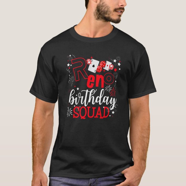 Camiseta Reno Birthday Squad (Anverso)