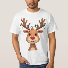 Camiseta Reno con luces Navidades