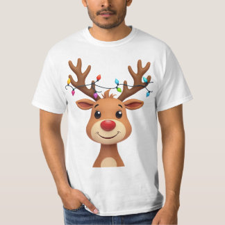 Camiseta Reno con luces Navidades