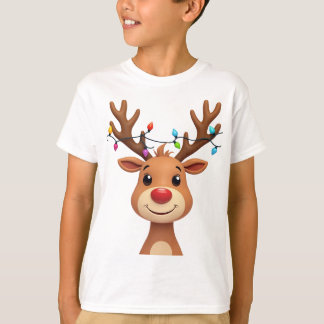 Camiseta Reno con luces Navidades