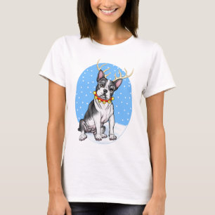 Camiseta Reno de Boston Terrier