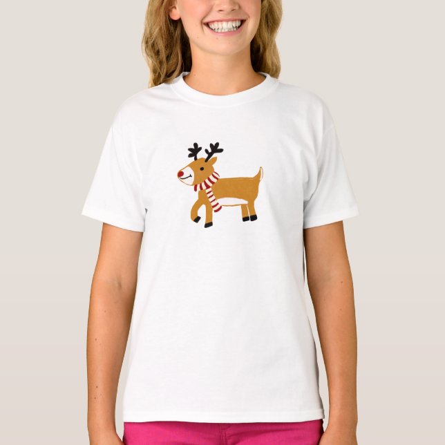 Camiseta Reno de Navidad (Anverso)