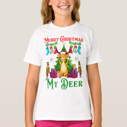 Camiseta Reno de Navidad Divertido, Feliz Navidad Mi Ciervo