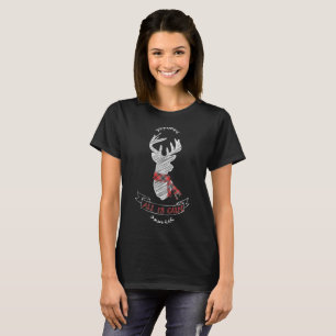 Camiseta reno de Navidad tranquilo