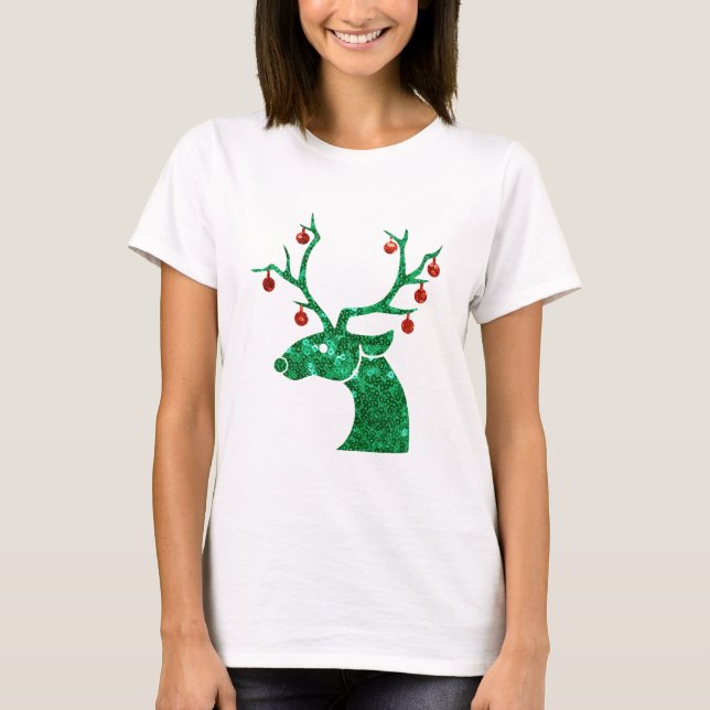 Camiseta reno de navidades secuenciales (Anverso)