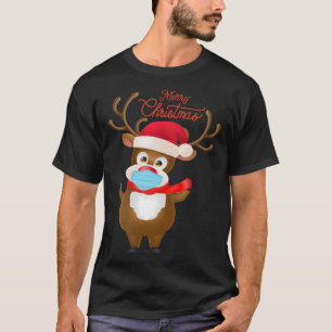 Camiseta Reno de Rudolf con Navidades de Mask X Mas 2020