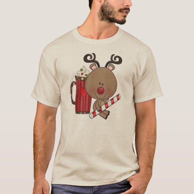 Camiseta Reno de Rudy con cacao (Anverso)