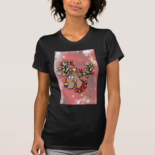 Camiseta Reno del navidad (Anverso)
