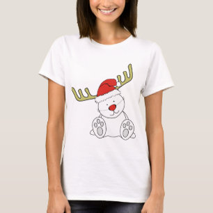 Camiseta Reno del oso de peluche del navidad