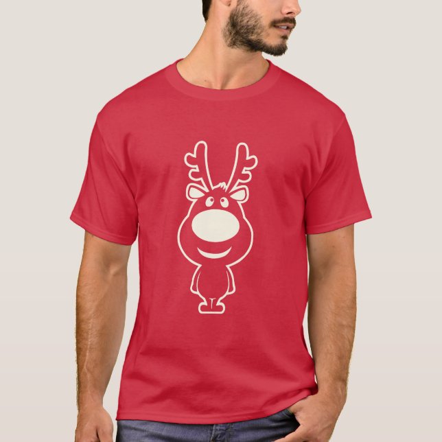 Camiseta Reno feliz (Anverso)