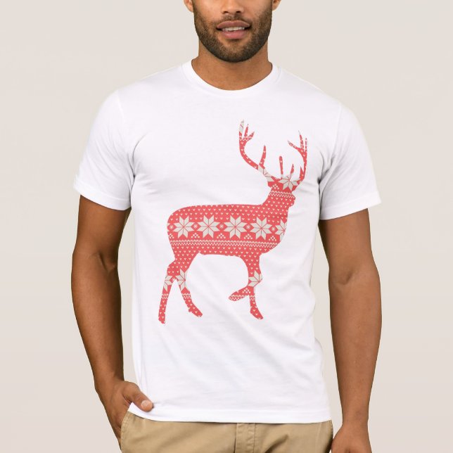 Camiseta Reno festivo (Anverso)