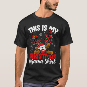 Camiseta Reno Jugado Este Es Mi Navidad Pajamas Xmas F