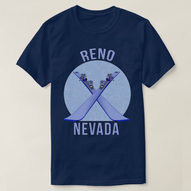 Camiseta Reno, Nevada (Diseño del anverso)