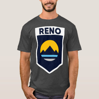 Camiseta Reno Nevada City Flag Emblem