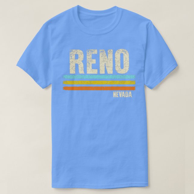 Camiseta Reno Nevada Retro (Diseño del anverso)